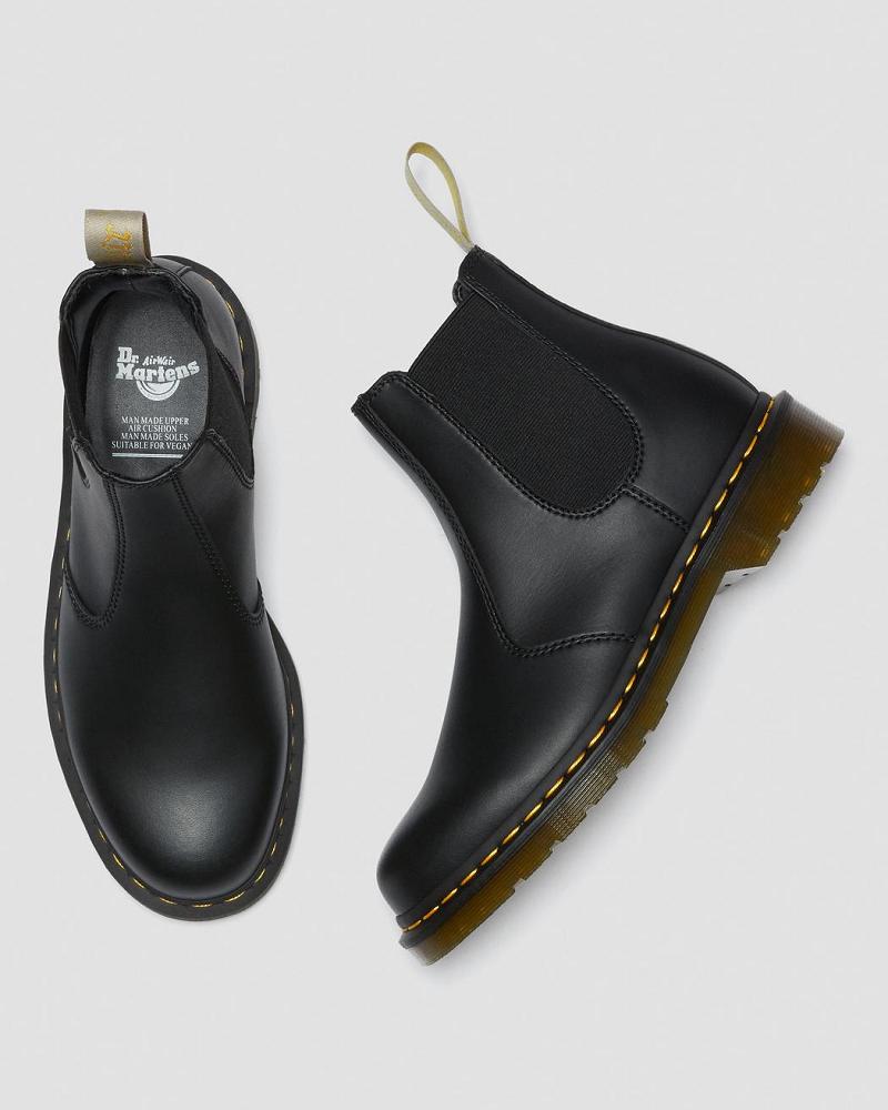 Dr Martens Vegan 2976 Felix Enkellaars Dames Zwart | NL 693CTV